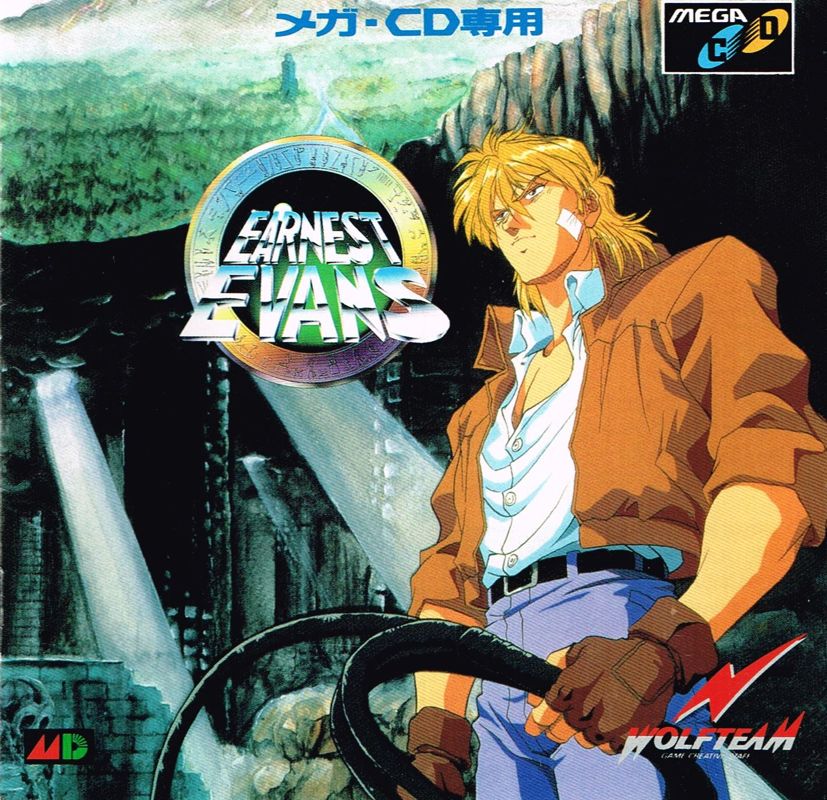 Earnest Evans box art for Sega Mega CD